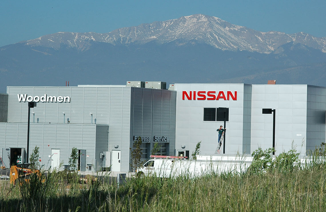 Woodman Nissan New Car Facility