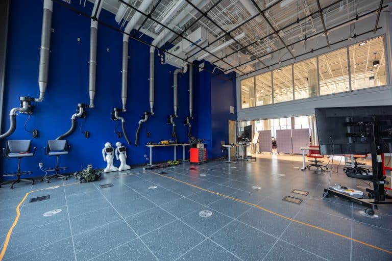 Robotics classroom at the US Air Force Academy
