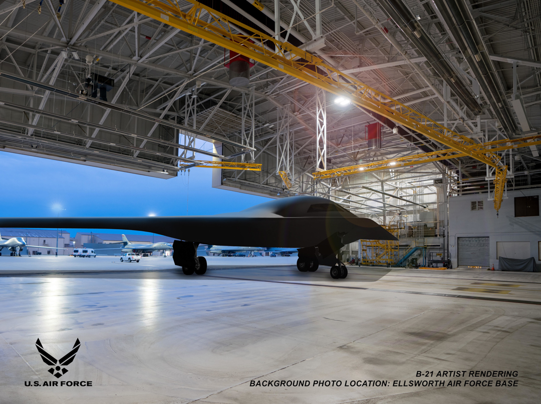 B-21 Artist Rendering courtesy of Northrop Grumman